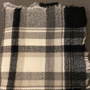 Zara Plaid Blanket Scarf